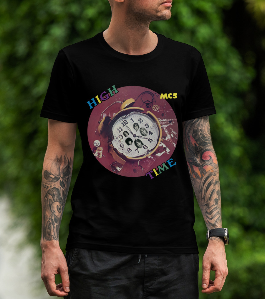 Mc5 High Time Alarm Clock Collage T-Shirt