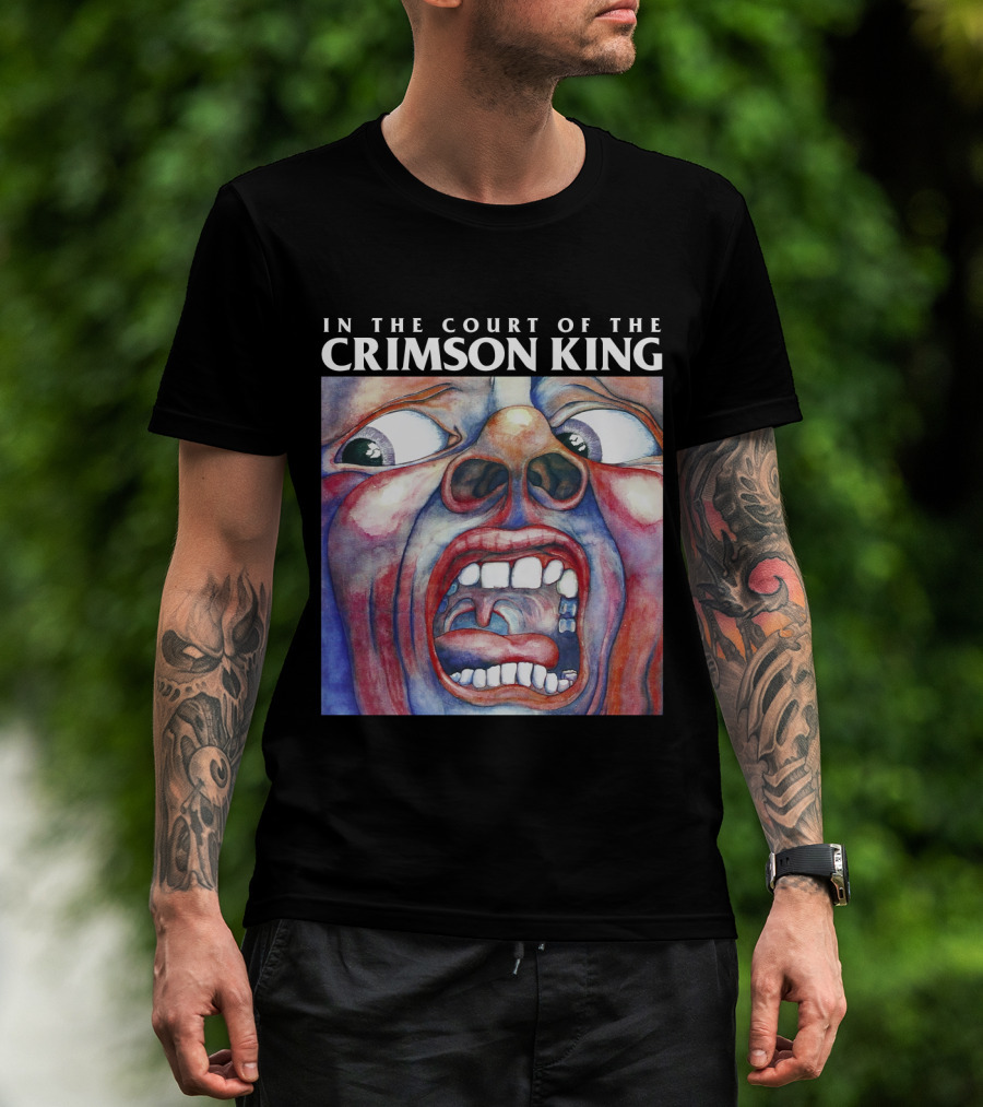 In The Court Of The Crimson King King Crimson Album Cover Iconic Artwork T-Shirt