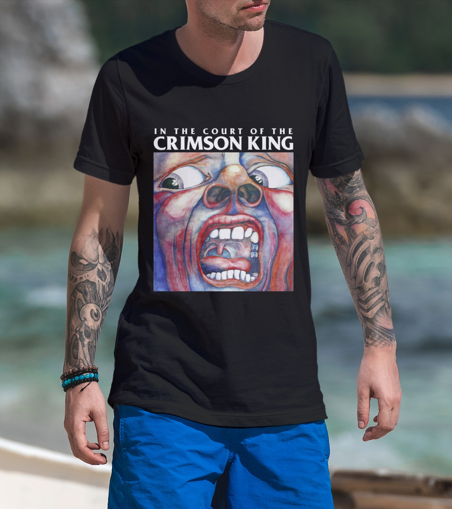 In The Court Of The Crimson King King Crimson Album Cover Iconic Artwork T-Shirt