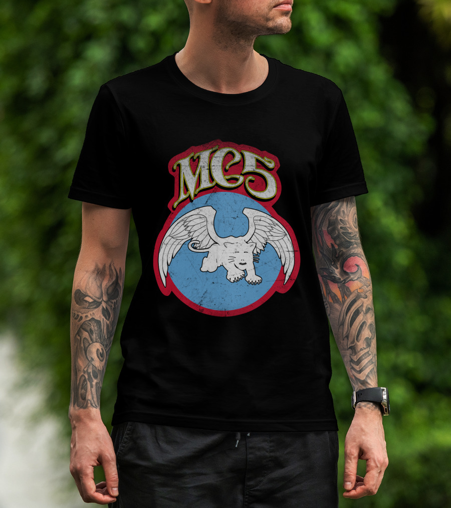 Mc5 Kick Out The Jams Winged Panther T-Shirt