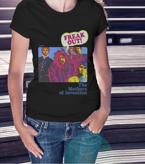 Freak Out The Mothers Of Invention Vintage Album Cover T-Shirt