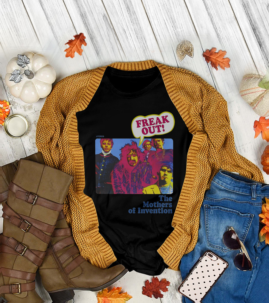 Freak Out The Mothers of Invention Vintage Album Cover T-Shirt