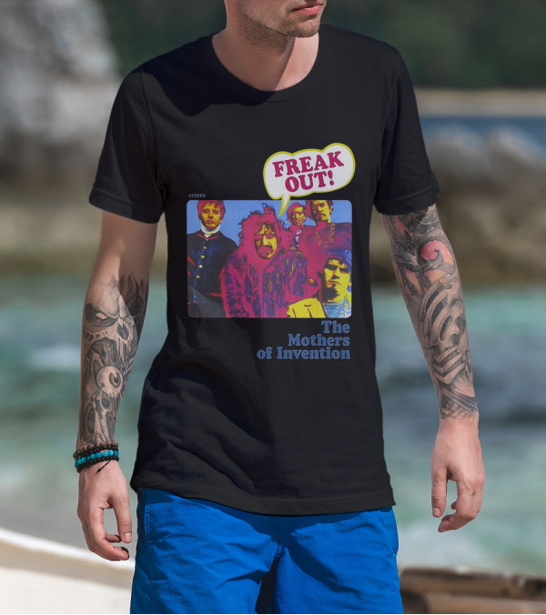 Freak Out The Mothers Of Invention Vintage Album Cover T-Shirt