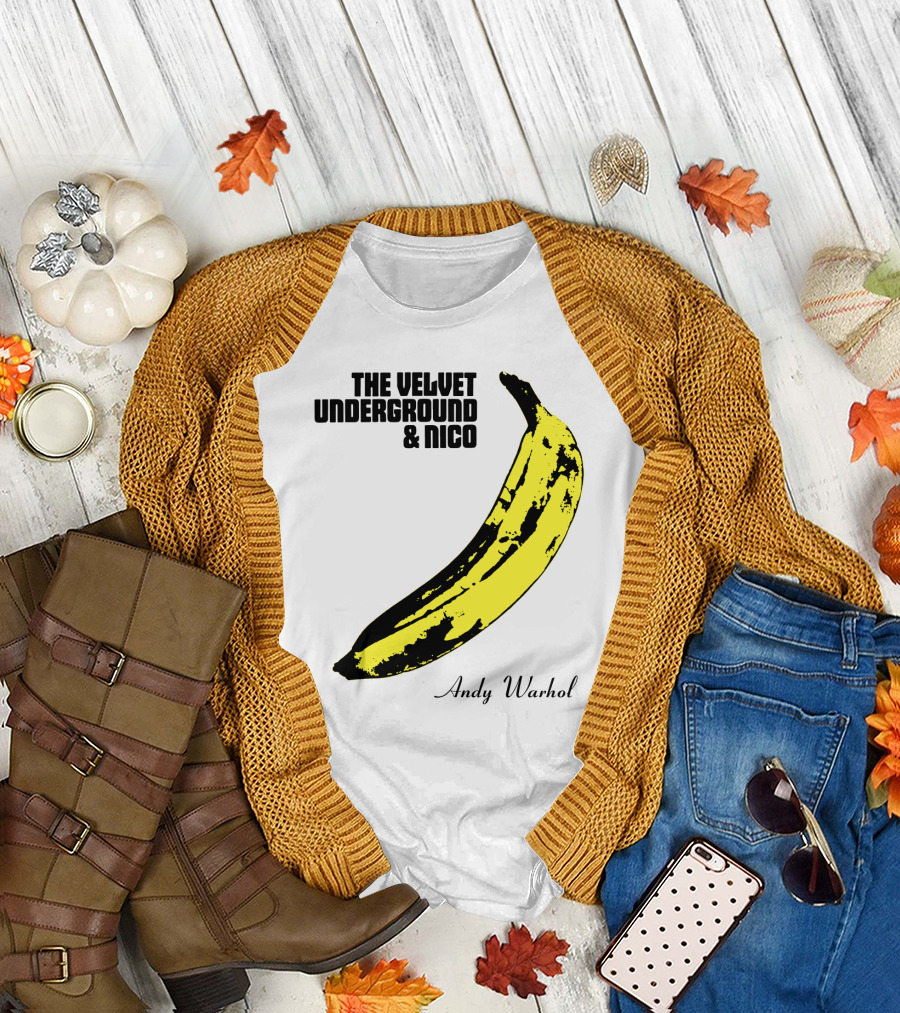 The Velvet Underground and Nico Andy Warhol Banana T-Shirt