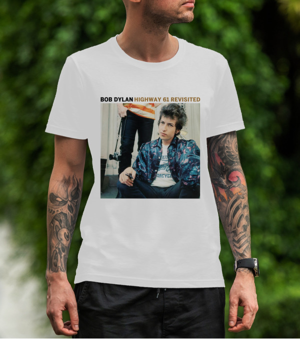 BOB DYLAN HIGHWAY 61 REVISITED 1965 ICONIC ALBUM COVER IMAGE T-Shirt