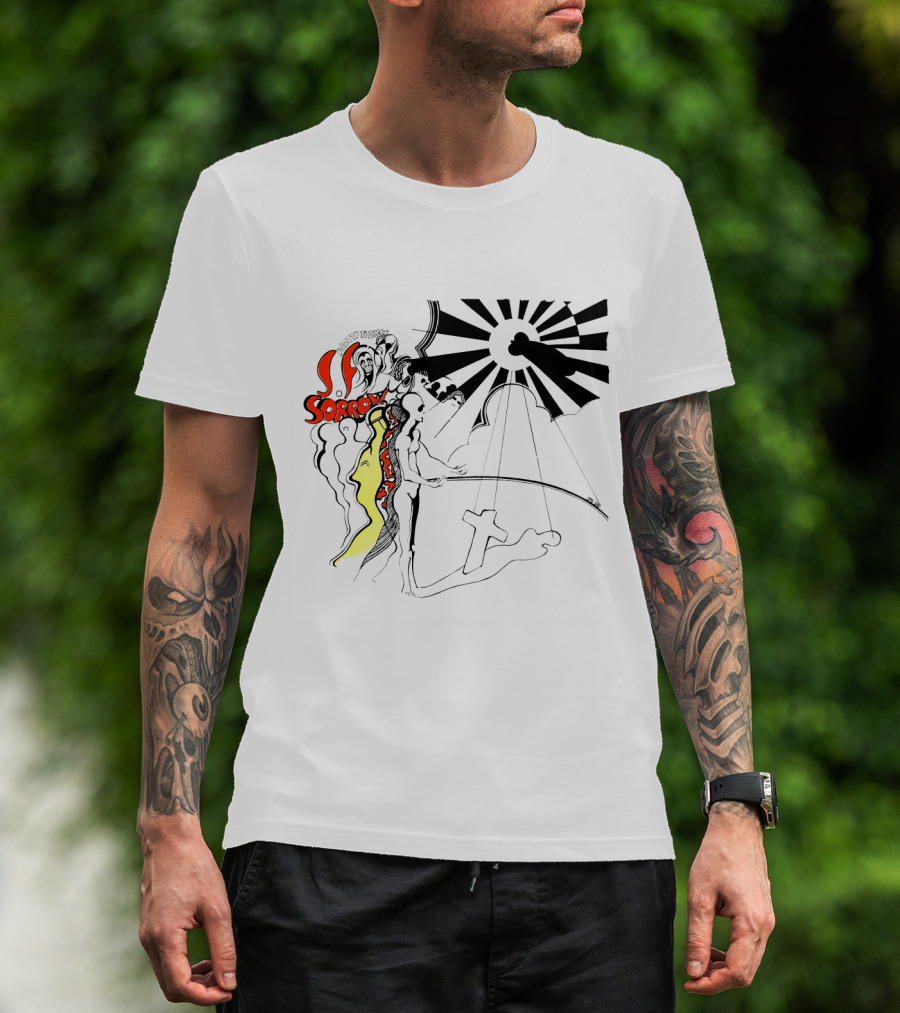 The Pretty Things SF Sorrow Psychedelic Cloud Sun Cross T-Shirt