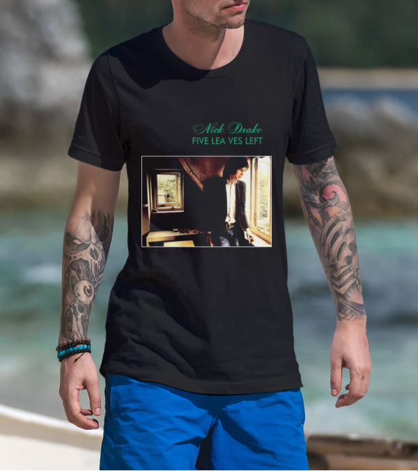 Nick Drake Five Leaves Left 1969 Album Cover T-Shirt