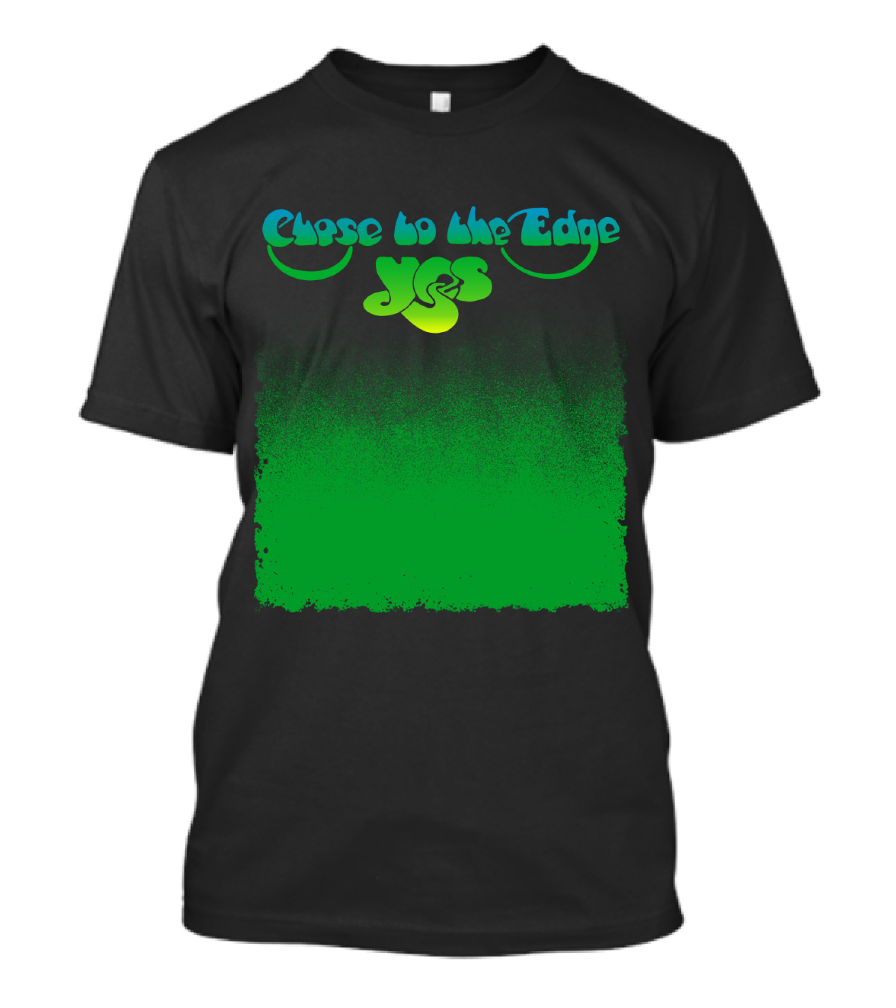 Close To The Edge Yes Logo Green Gradient T-Shirt