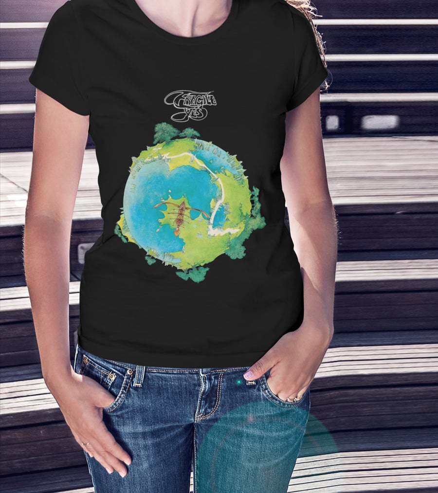 Yes Fragile Earth Island T-Shirt