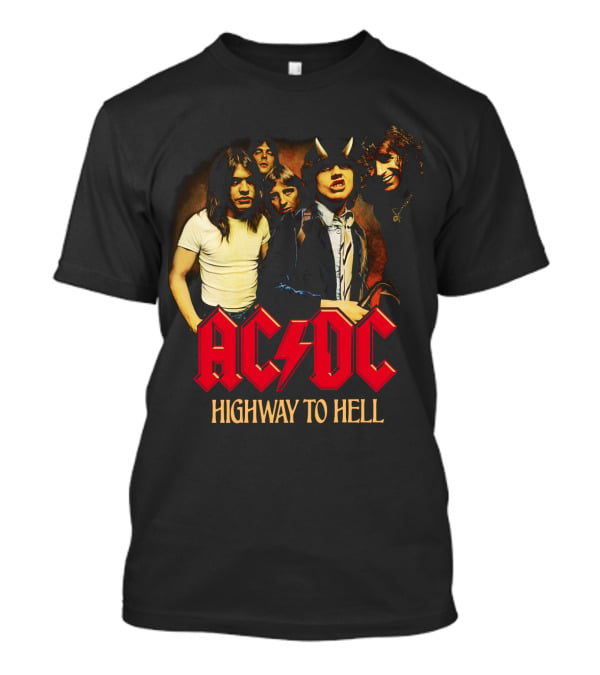 Acdc Highway To Hell Band Members T-Shirt