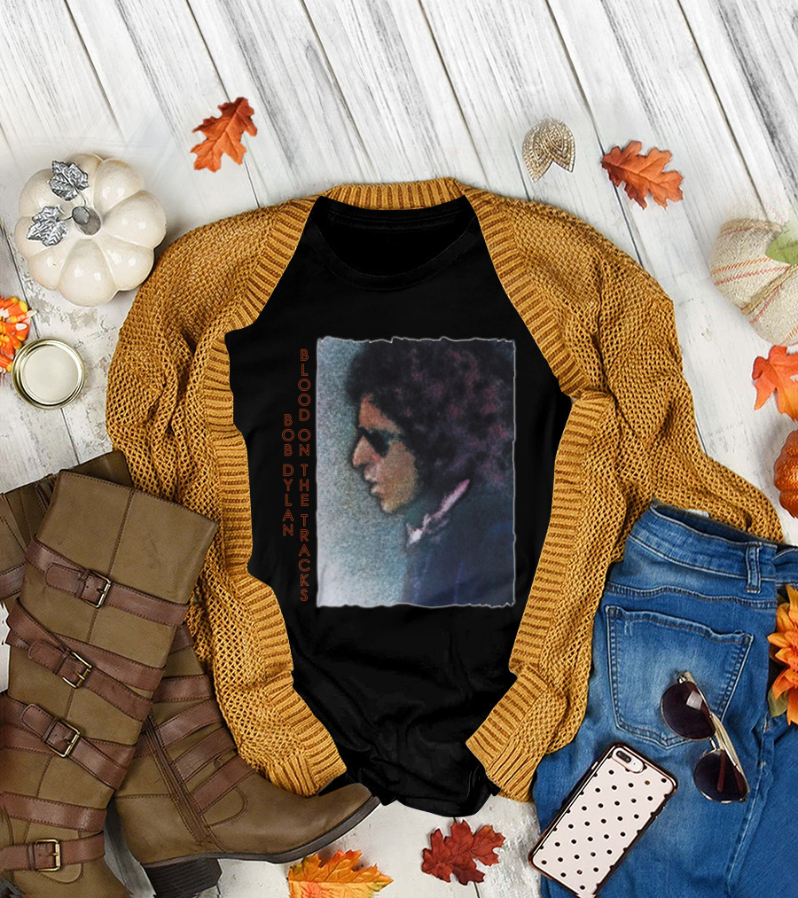 Bob Dylan Blood on the Tracks Album Cover T-Shirt