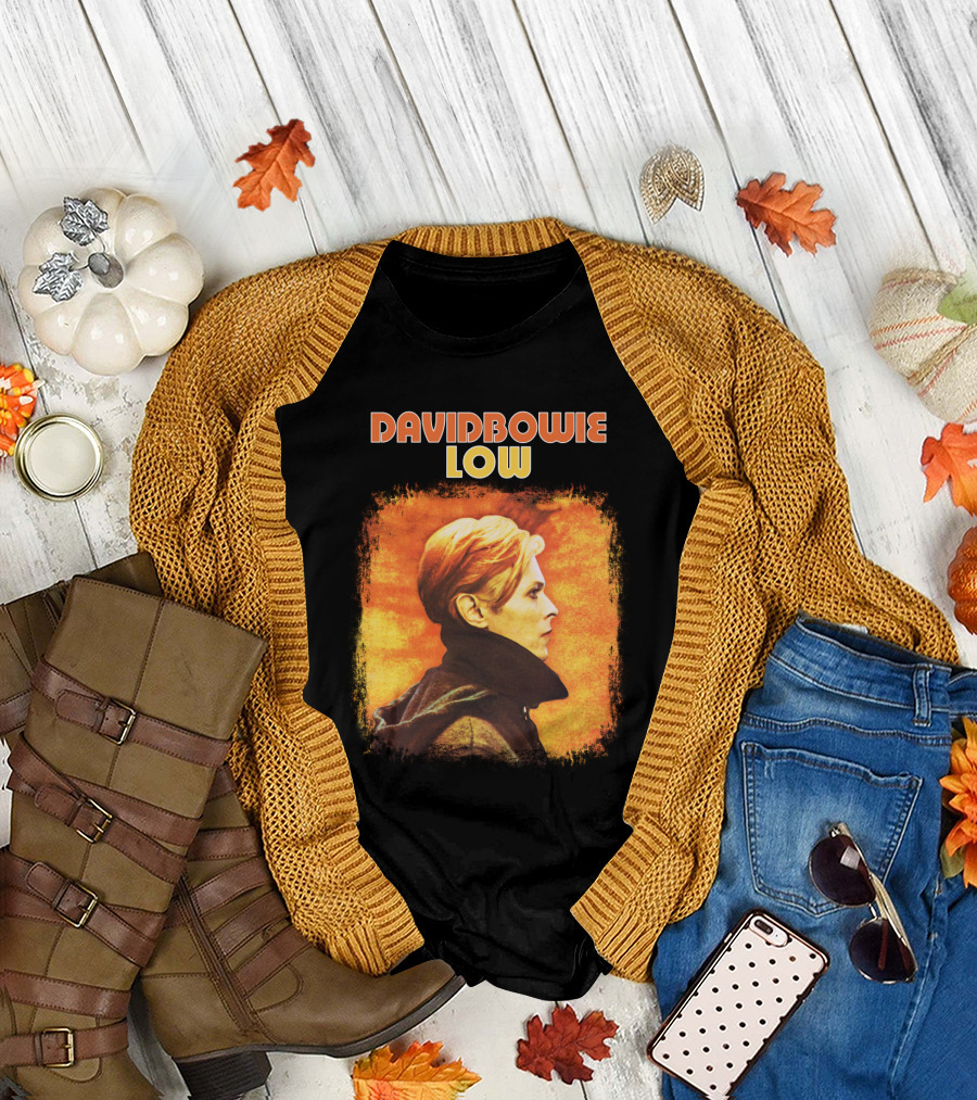 David Bowie Low Vintage Album Cover Profile T-Shirt