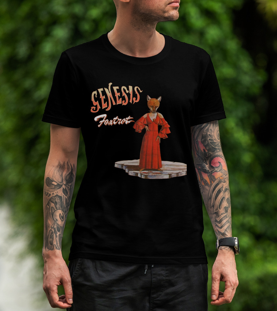 Genesis Fox In Red Dress Foxtrot T-Shirt