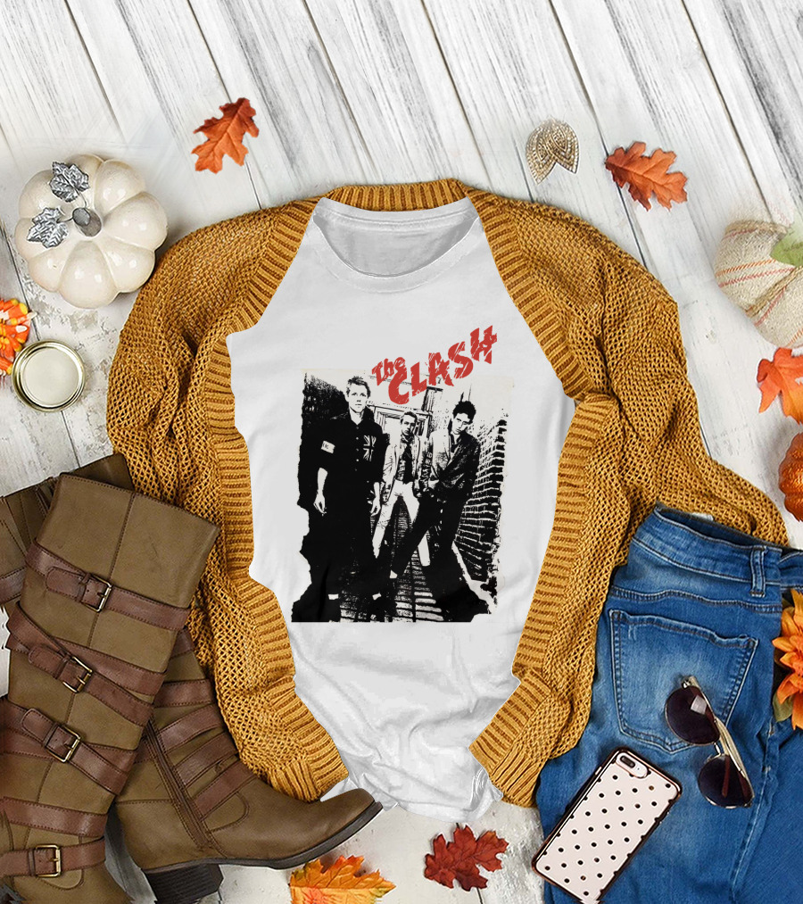 The Clash Iconic Punk Rock Album Cover T-Shirt