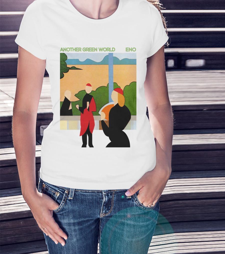 Another Green World Eno Album Artwork Geometric Figures T-Shirt