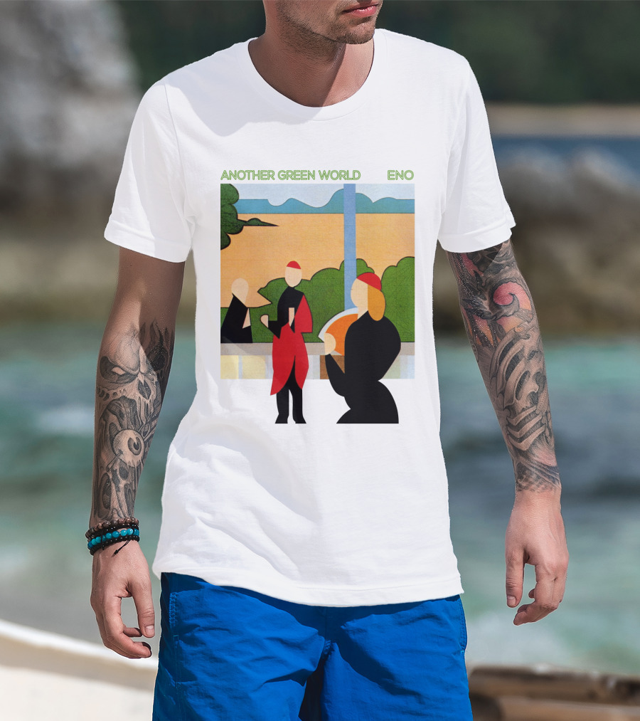 Another Green World Eno Album Artwork Geometric Figures T-Shirt