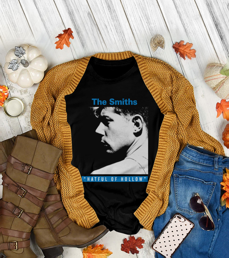 The Smiths Hatful Of Hollow Black and White Profile T-Shirt