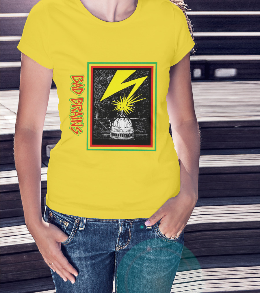 Bad Brains Capitol Lightning Bolt T-Shirt