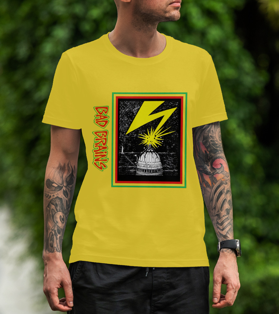 Bad Brains Capitol Lightning Bolt T-Shirt