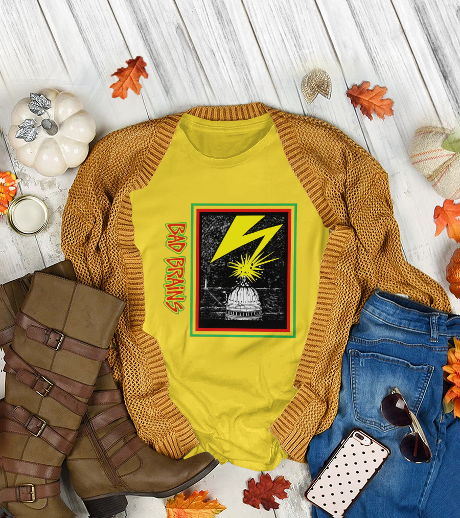 Bad Brains Capitol Lightning Bolt T-Shirt