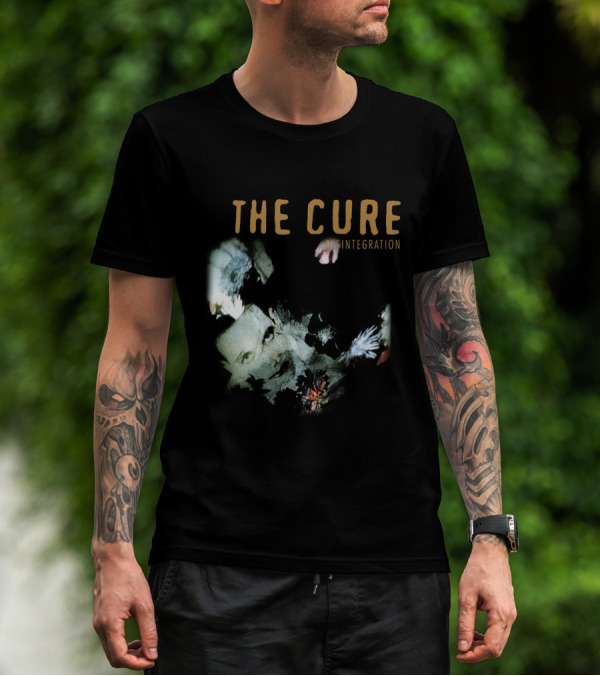 The Cure Disintegration Album Cover Floral Collage T-Shirt