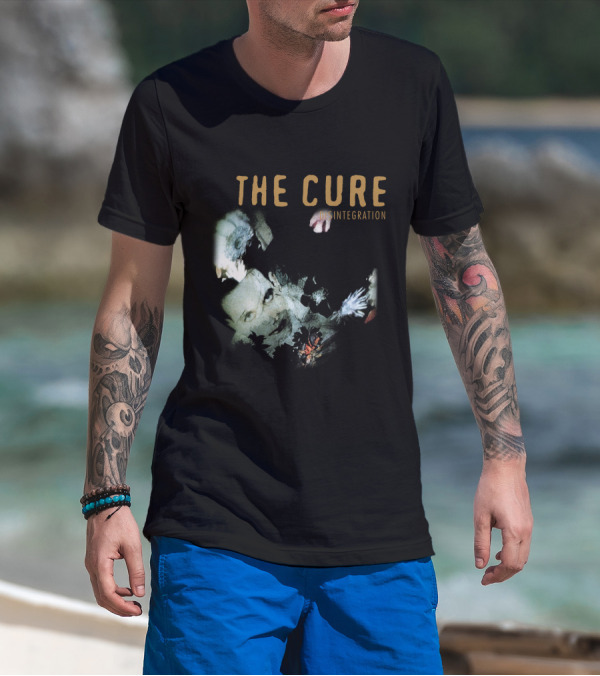 The Cure Disintegration Album Cover Floral Collage T-Shirt