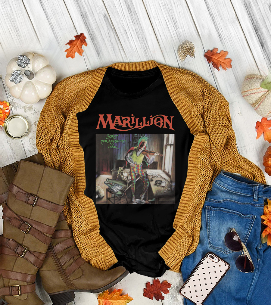 Marillion Script For A Jester's Tear Vintage Album T-Shirt