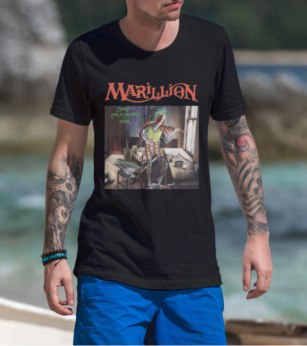 Marillion Script For A Jester's Tear Vintage Album T-Shirt