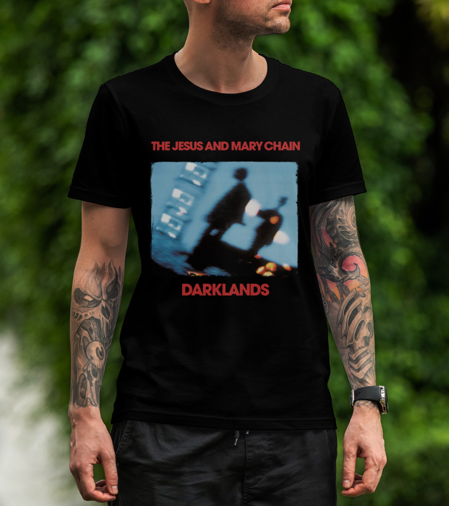 The Jesus And Mary Chain Darklands Silhouette Album Cover T-Shirt