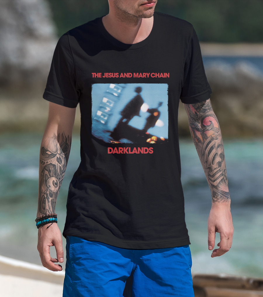 The Jesus And Mary Chain Darklands Silhouette Album Cover T-Shirt