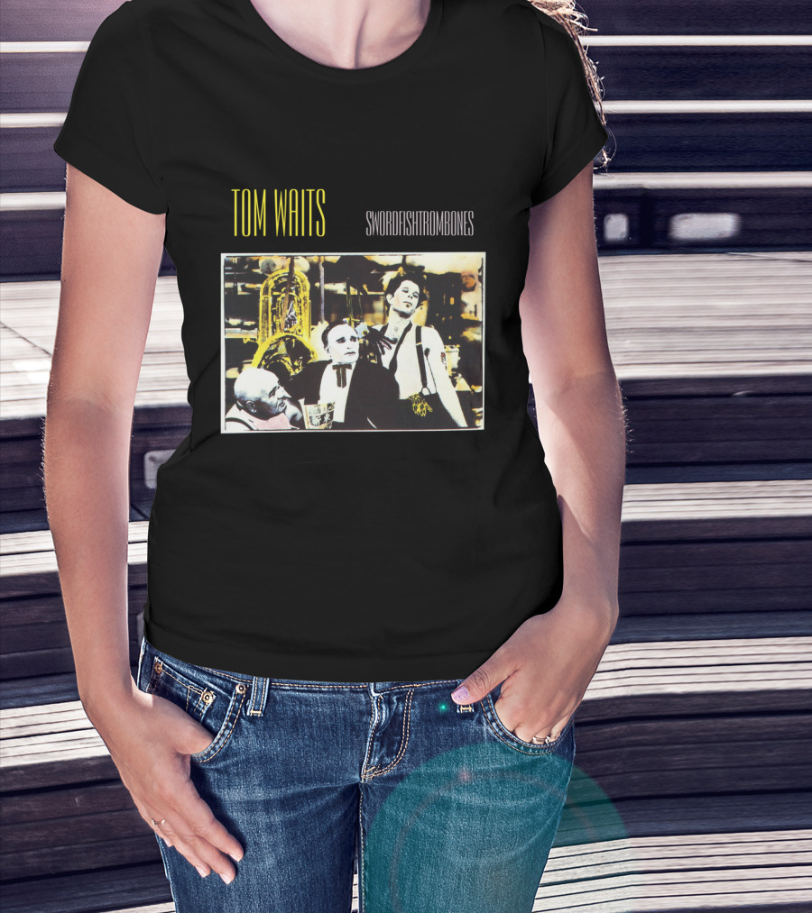 Tom Waits Swordfishtrombones Album Cover T-Shirt