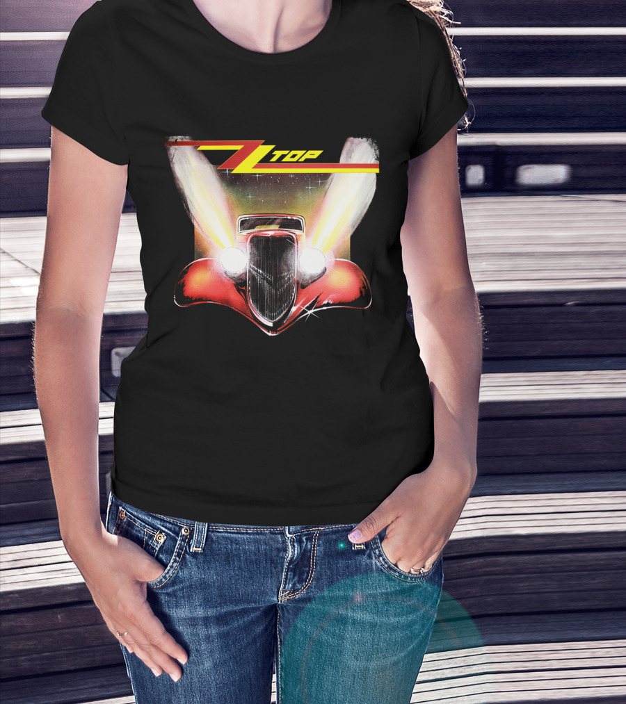 Zz Top Eliminator Hot Rod Album Cover Vintage 80S Band Merch T-Shirt