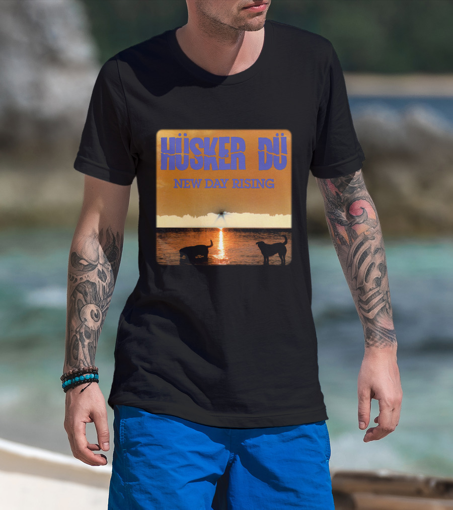 Hüsker Dü New Day Rising Sunrise Dogs T-Shirt