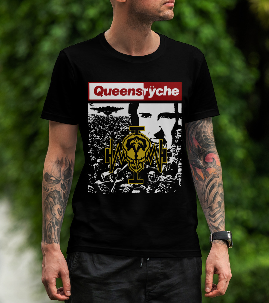 Queensrÿche Operation Mindcrime Album Artwork Iconic Skull T-Shirt