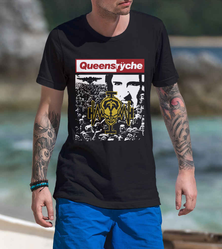 Queensrÿche Operation Mindcrime Album Artwork Iconic Skull T-Shirt