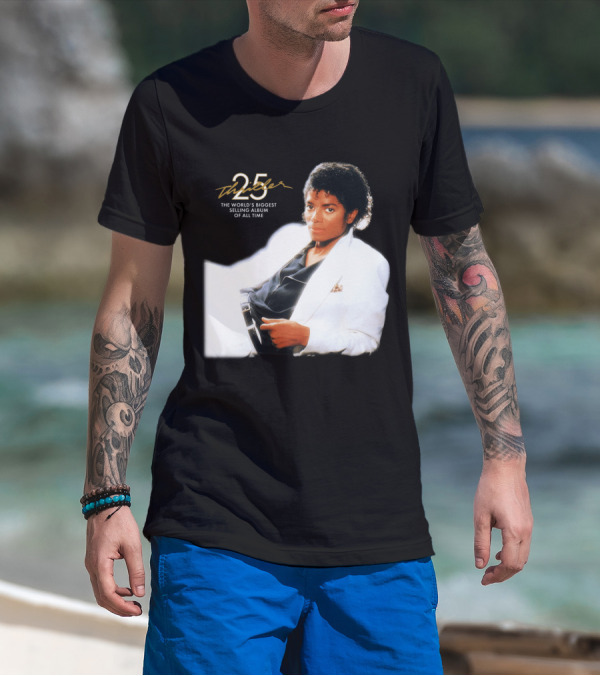 25 Thriller The World's Biggest Selling Album Of All Time T-Shirt