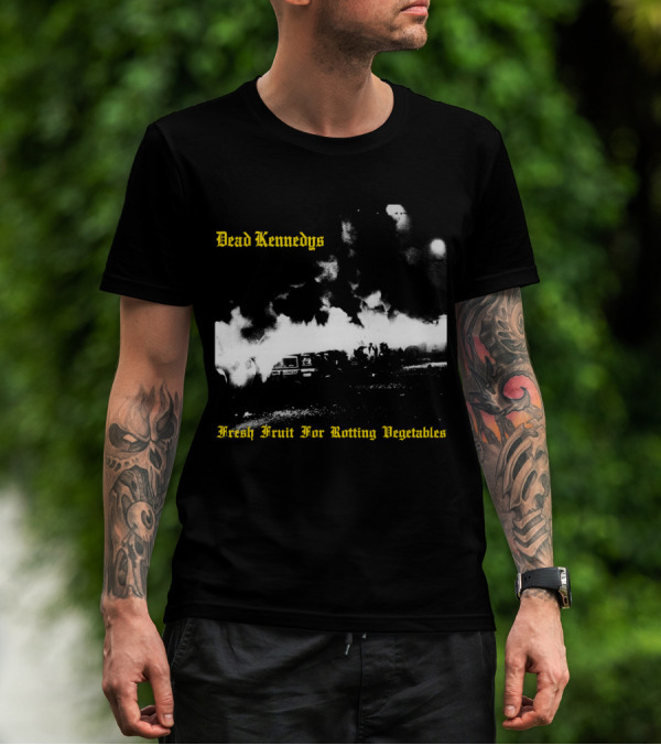 Dead Kennedys Fresh Fruit For Rotting Vegetables Burning Cars Scene T-Shirt