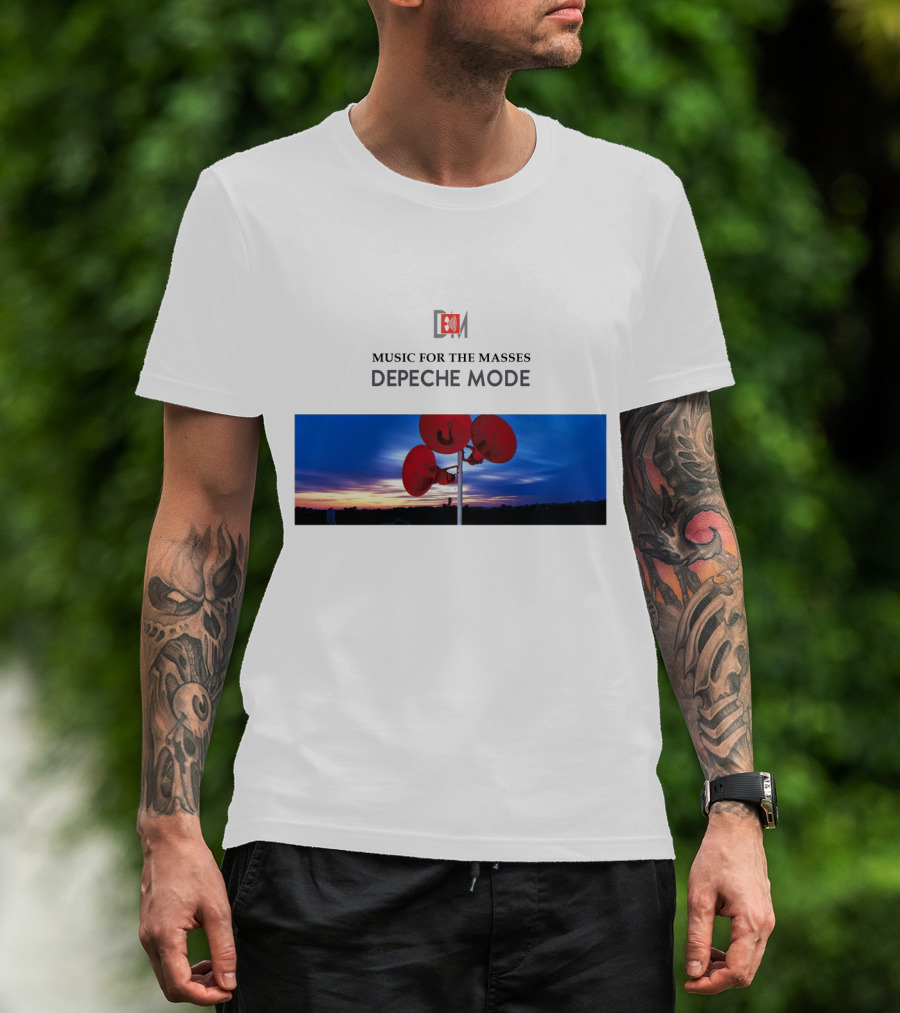 DEPECHE MODE Music For The Masses Sunset Speakers T-Shirt