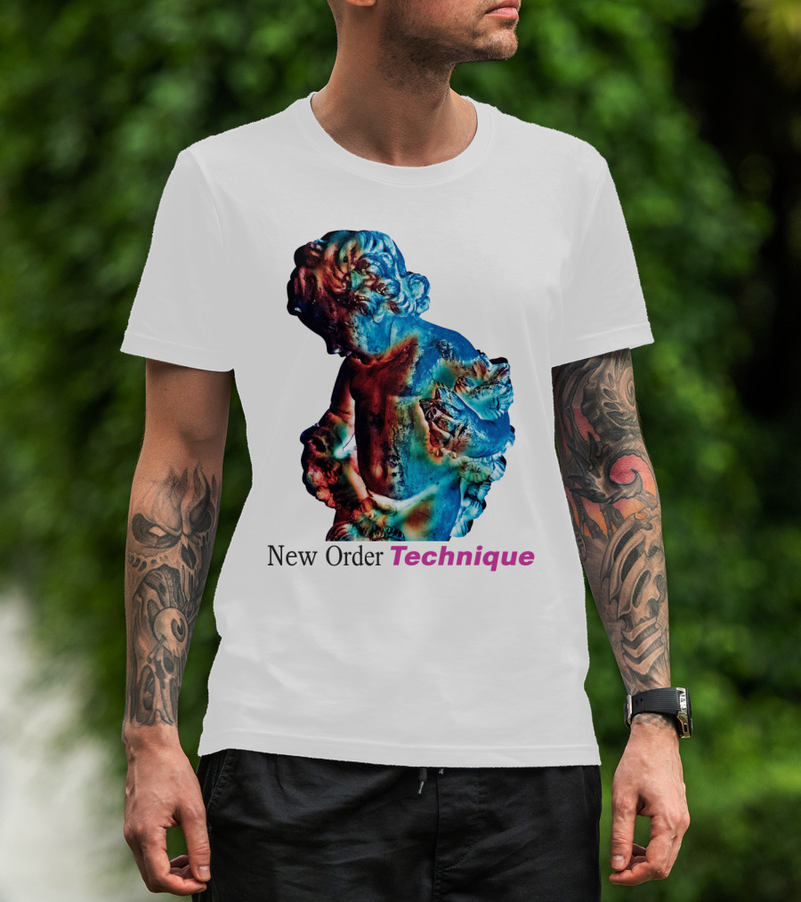 New Order Technique Album Sculpture T-Shirt