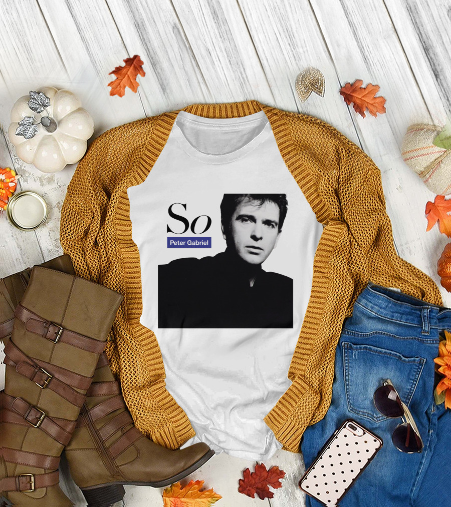 So Peter Gabriel Album Cover T-Shirt