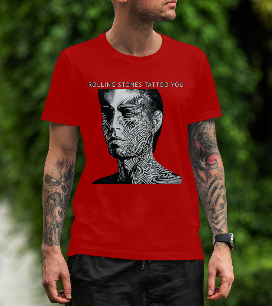 Rolling Stones Tattoo You Face Art T-Shirt