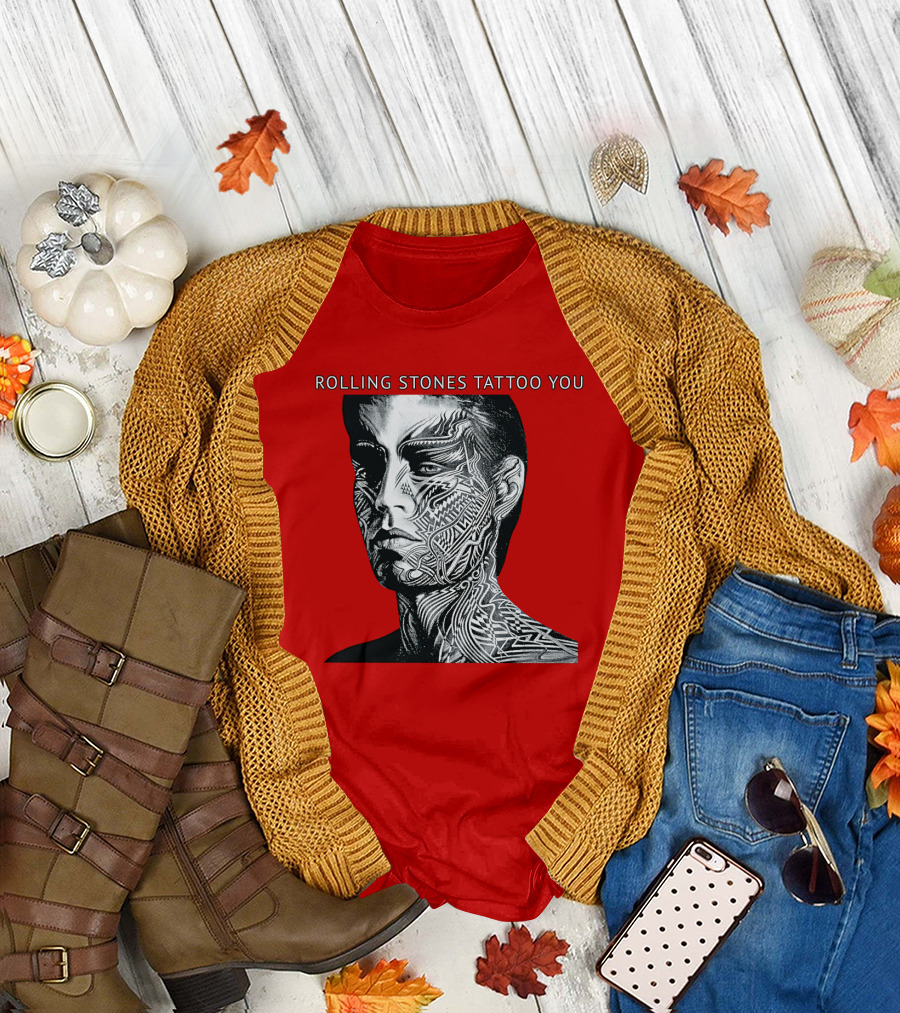 Rolling Stones Tattoo You Face Art T-Shirt