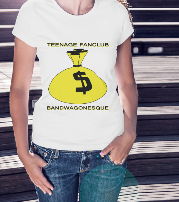 Teenage Fanclub Bandwagonesque Money Bag Icon With Dollar Sign T-Shirt