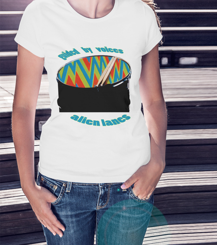 Guided By Voices Alien Lanes Drum T-Shirt