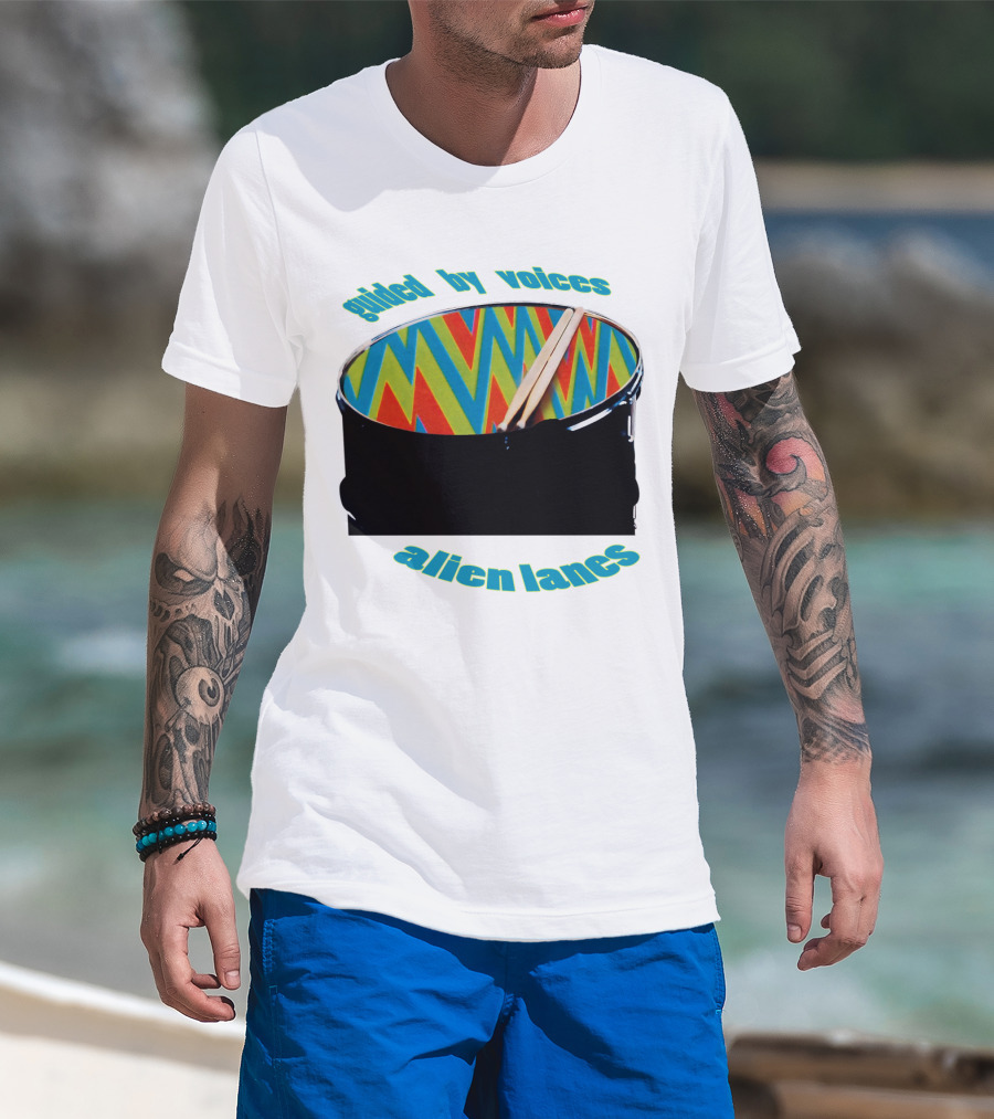 Guided By Voices Alien Lanes Drum T-Shirt