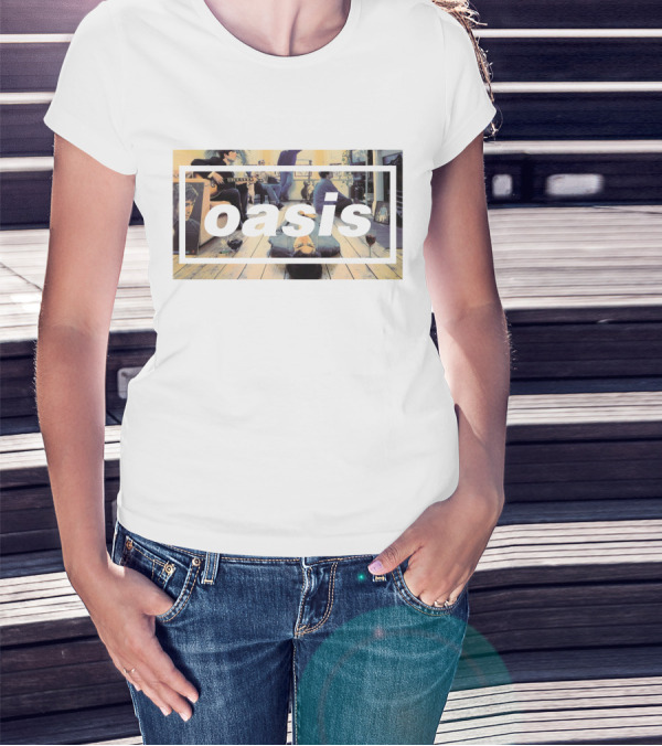 Oasis Definitely Maybe Rock Band Album Cover T-Shirt