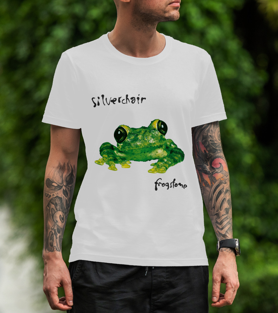Silverchair Frogstomp Frog Green Eyes T-Shirt