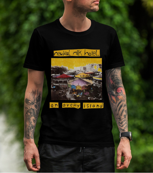 Neutral Milk Hotel Colorful Carousel On Avery Island T-Shirt