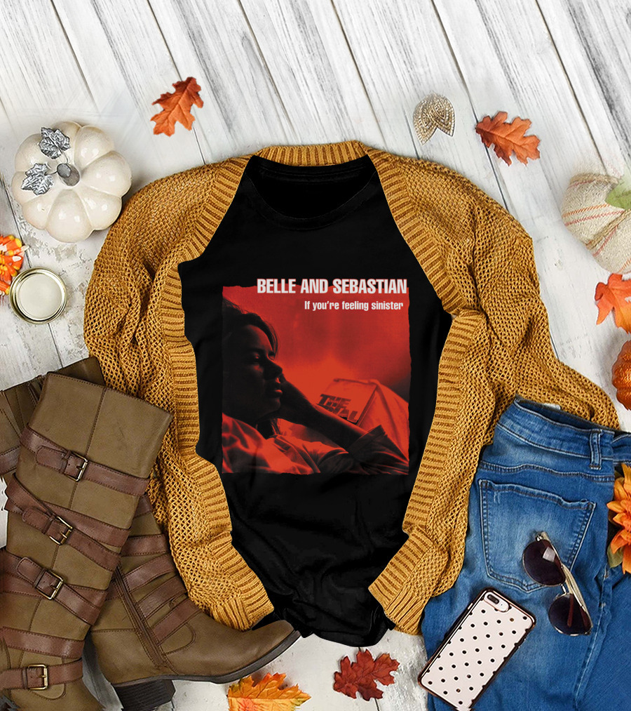 Belle and Sebastian If You're Feeling Sinister Album Cover Red Tone T-Shirt