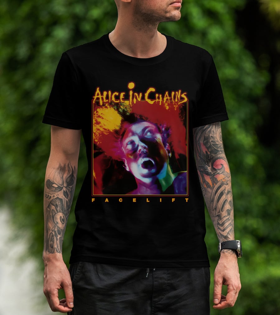 Alice In Chains Facelift Album Cover T-Shirt